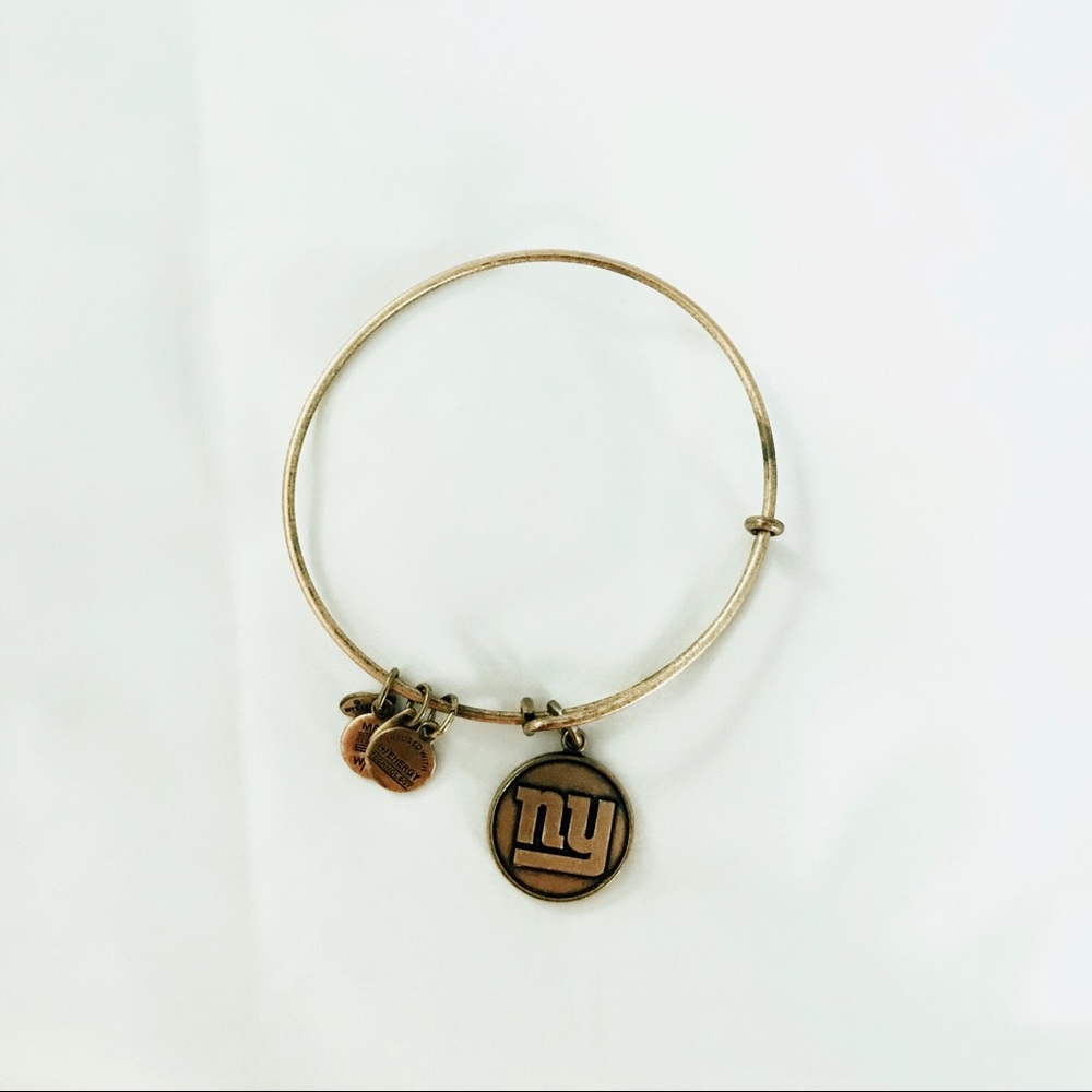Alex and Ani NY Giants Gold Bracelet